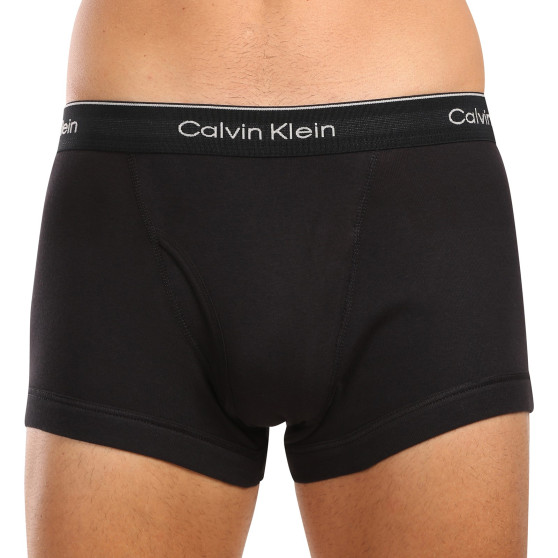 3PACK ανδρικό σορτς μποξεράκι Calvin Klein μαύρο (NB4002A-PRU)