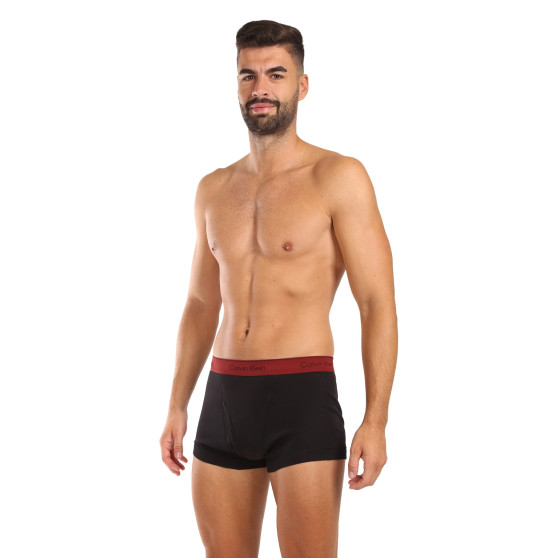 3PACK ανδρικό σορτς μποξεράκι Calvin Klein μαύρο (NB4002A-PRU)