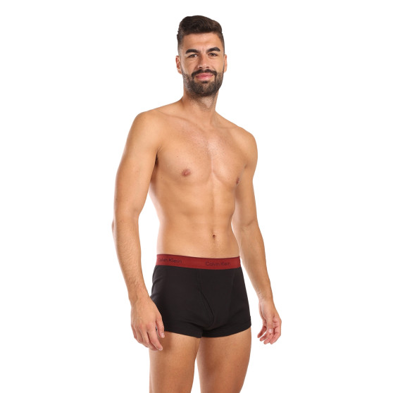 3PACK ανδρικό σορτς μποξεράκι Calvin Klein μαύρο (NB4002A-PRU)