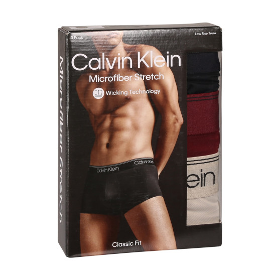 3PACK ανδρικό σορτς μποξεράκι Calvin Klein πολύχρωμο (NB2569A-Q11)