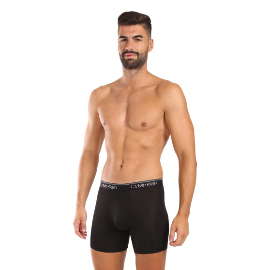 3PACK ανδρικό σορτς μποξεράκι Calvin Klein μαύρο (NB2570A-Q84)