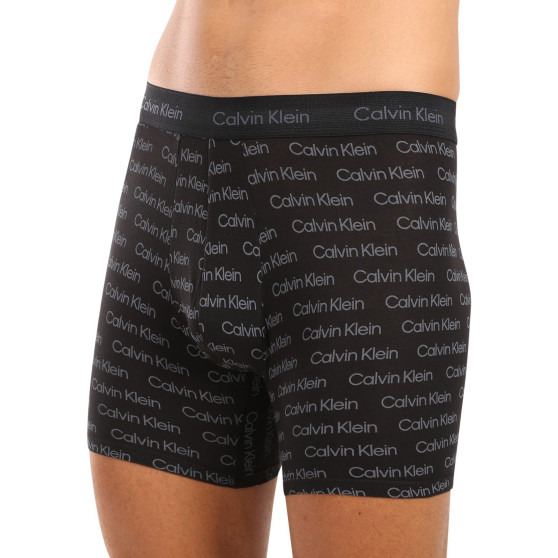 3PACK ανδρικό σορτς μποξεράκι Calvin Klein πολύχρωμο (NB3057A-QYP)