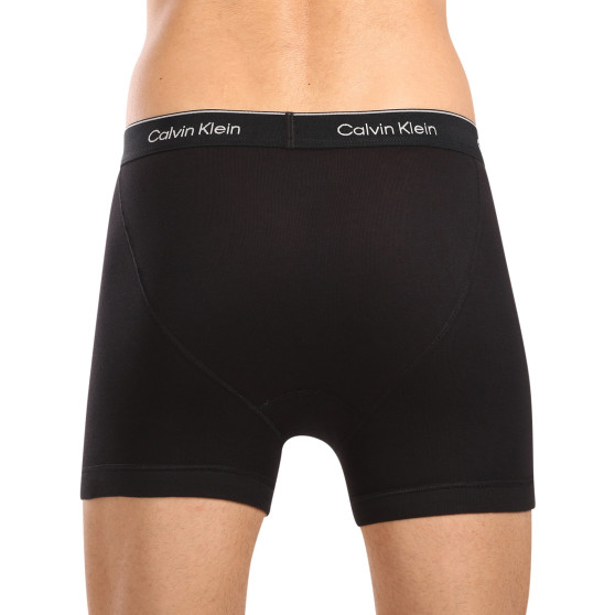 3PACK ανδρικό σορτς μποξεράκι Calvin Klein μαύρο (NB4003A-001)