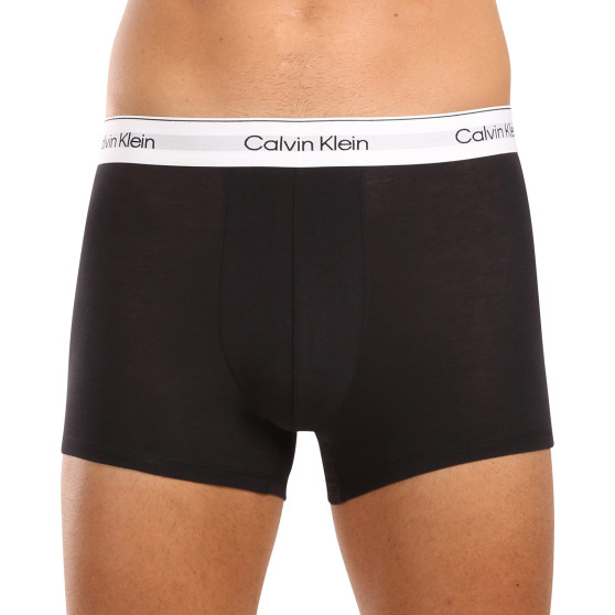 3PACK ανδρικό σορτς μποξεράκι Calvin Klein μαύρο (NB3963A-UB1)