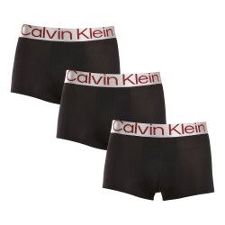 3PACK ανδρικό σορτς μποξεράκι Calvin Klein μαύρο (NB3074A-Q09)