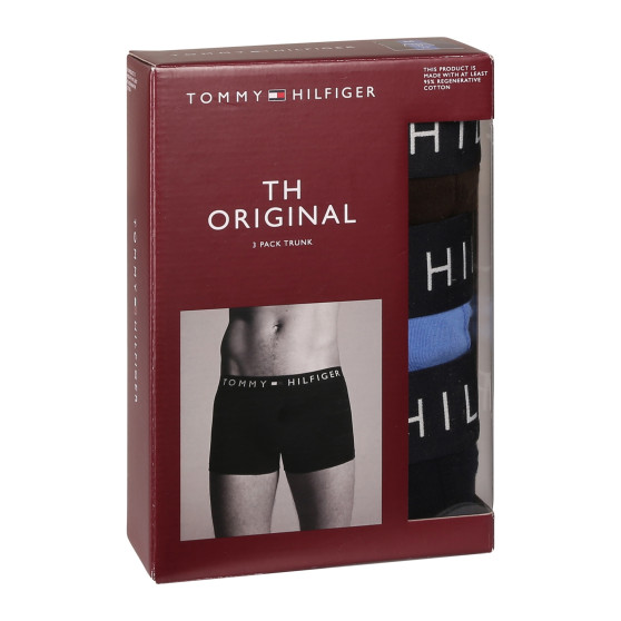 3PACK ανδρικό σορτς μποξεράκι Tommy Hilfiger πολύχρωμο (UM0UM03180 0X0)