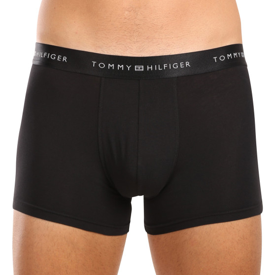 3PACK ανδρικό σορτς μποξεράκι Tommy Hilfiger μαύρο (UM0UM03411 0SJ)