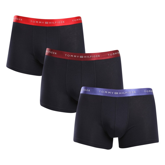 3PACK ανδρικό σορτς μποξεράκι Tommy Hilfiger μαύρο (UM0UM03411 0WP)