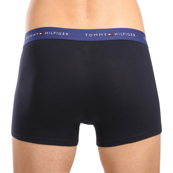 3PACK ανδρικό σορτς μποξεράκι Tommy Hilfiger σκούρο μπλε (UM0UM02763 0WN)