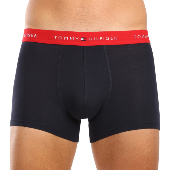 3PACK ανδρικό σορτς μποξεράκι Tommy Hilfiger σκούρο μπλε (UM0UM02763 0WN)