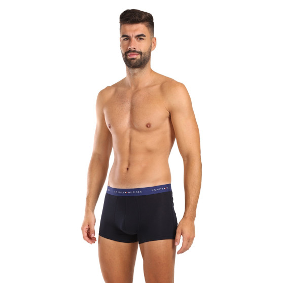 3PACK ανδρικό σορτς μποξεράκι Tommy Hilfiger σκούρο μπλε (UM0UM02763 0WN)