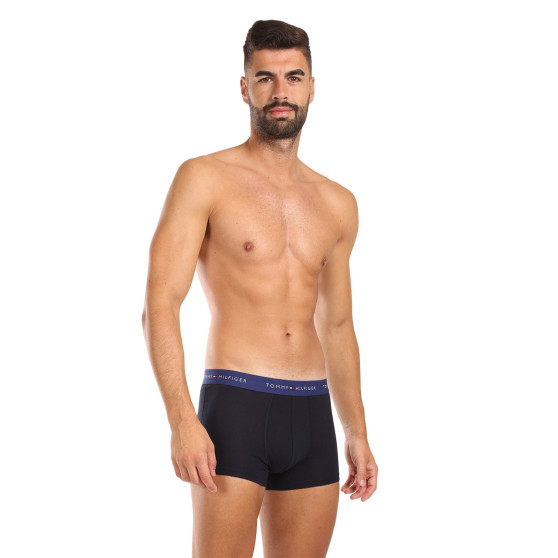 3PACK ανδρικό σορτς μποξεράκι Tommy Hilfiger σκούρο μπλε (UM0UM02763 0WN)